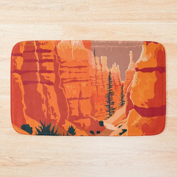 Item preview, Bryce Canyon Sunrise Minimalist Art Illustration designed and sold by LVTFCOarts.