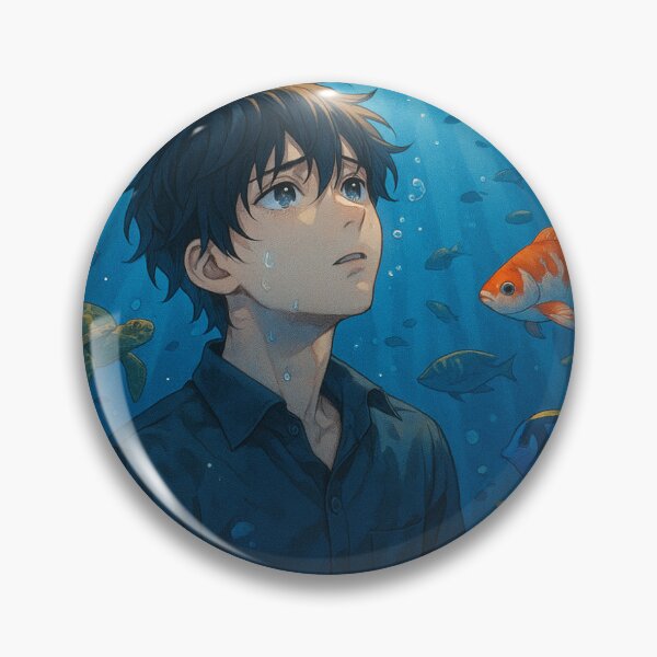 Item preview, "Drowning in Light – Anime Ocean Tragedy" designed and sold by NaniNow!.