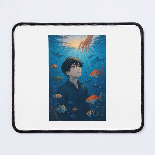 Item preview, "Drowning in Light – Anime Ocean Tragedy" designed and sold by NaniNow!.