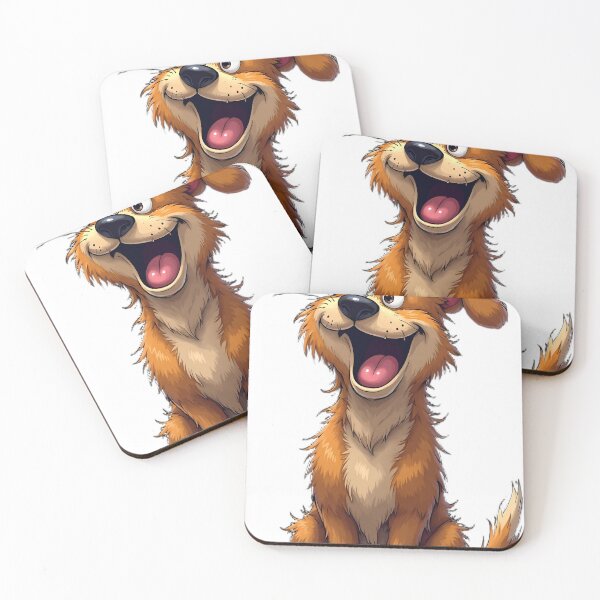 Item preview, Happy Cartoon Dog - Smiling Pet Character (transparent version) designed and sold by Dream's Art.