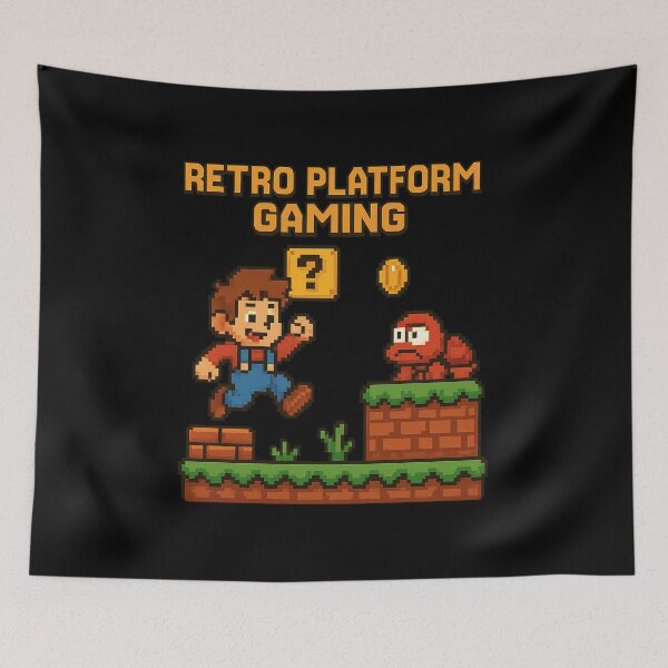 Item preview, Retro Platform Gaming Pixel Art T-Shirt & More designed and sold by Joey Mansell Shop.
