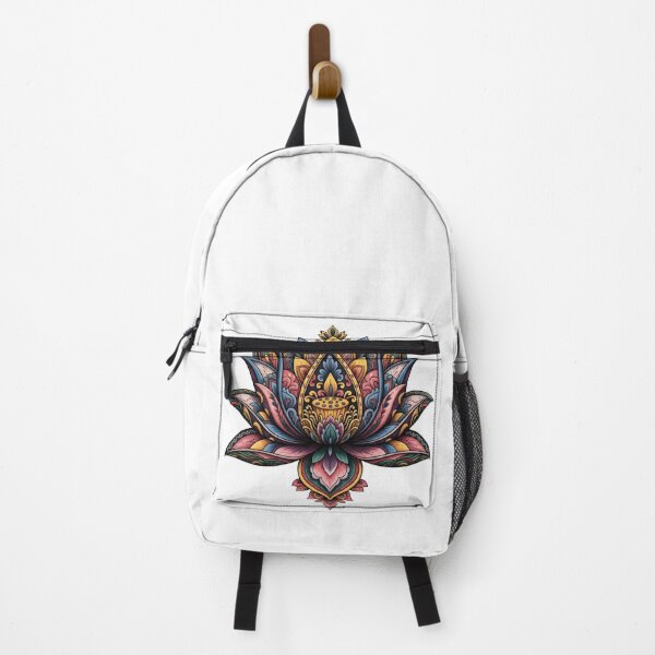 Item preview, Elegant Uttar Pradesh Lotus Motif Pattern – Traditional Indian Floral Design designed and sold by Haus Of K.