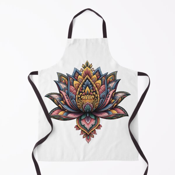 Item preview, Elegant Uttar Pradesh Lotus Motif Pattern – Traditional Indian Floral Design designed and sold by Haus Of K.