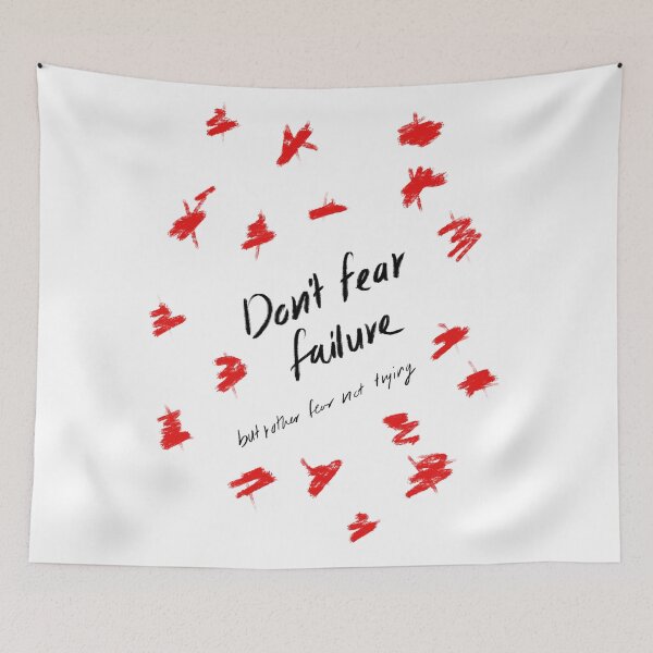 Item preview, Don’t fear failure, but rather fear not trying. designed and sold by Khaled Ibrahim.