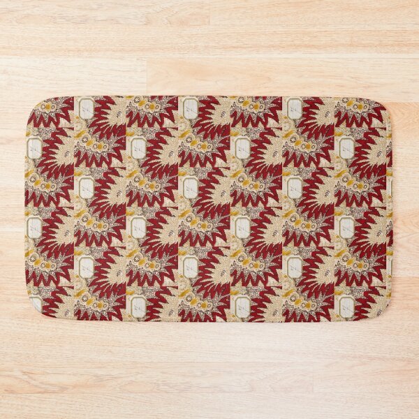 Item preview, Crimson Sunburst – 19th Century Remix - Offset Grid Option designed and sold by WheelieGdArt.