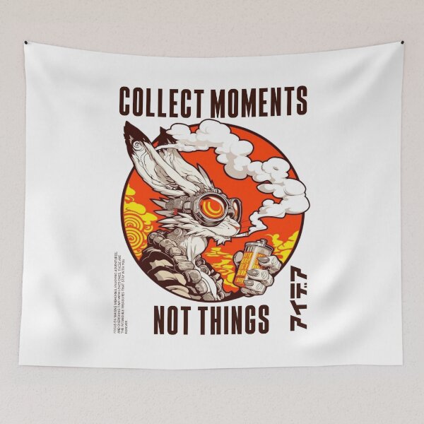 Item preview, Collect Moments Not Things - Cyberpunk Rabbit designed and sold by redwolf92.