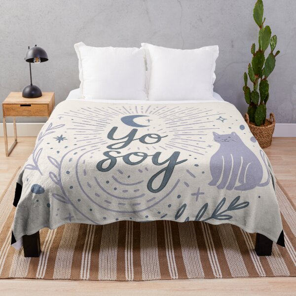 Item preview, I Am – Light Edition with Cat & Botanical Geometry designed and sold by aluzia.design.