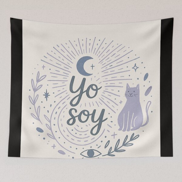 Item preview, I Am – Light Edition with Cat & Botanical Geometry designed and sold by 	aluzia.design.