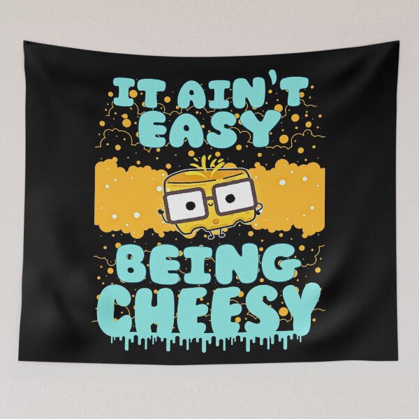 Item preview, Cheese Curd Cute Kawaii Food Quote designed and sold by Renata Illustrata.