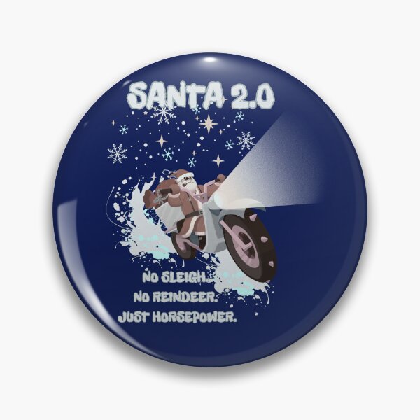 Item preview, Santa 2.0 Motorcycle Rider – Funny Christmas Biker designed and sold by LadyInEverGreen.