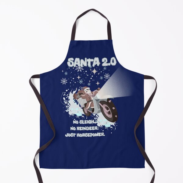 Item preview, Santa 2.0 Motorcycle Rider – Funny Christmas Biker designed and sold by LadyInEverGreen.
