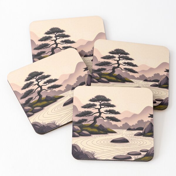 Item preview, Under The Bonsai 1 designed and sold by Leslie Montgomery Art.