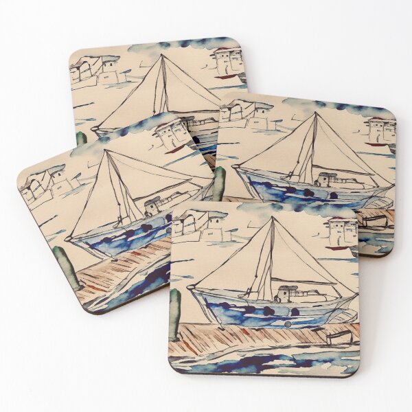 Item preview, Dockside in Newport Beach designed and sold by DanielByramArt.