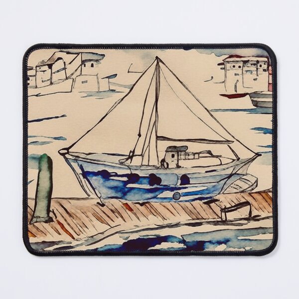 Item preview, Dockside in Newport Beach designed and sold by DanielByramArt.