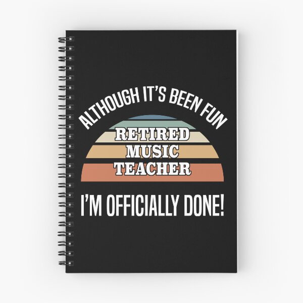 Item preview, Funny Retired Music Teacher designed and sold by thepixelgarden.