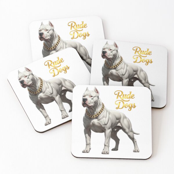 Item preview, 90's Inspired "Rude Dog" T-Shirt Dogo Argentino designed and sold by Bobbys90sWorld.