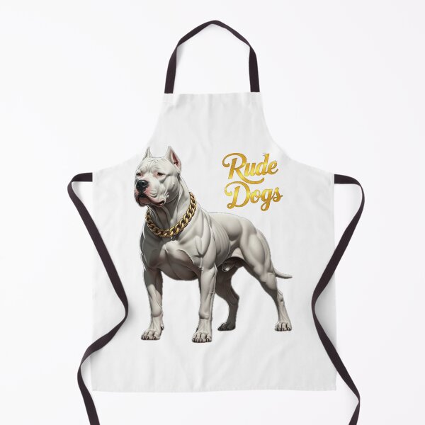 Item preview, 90's Inspired "Rude Dog" T-Shirt Dogo Argentino designed and sold by Bobbys90sWorld.