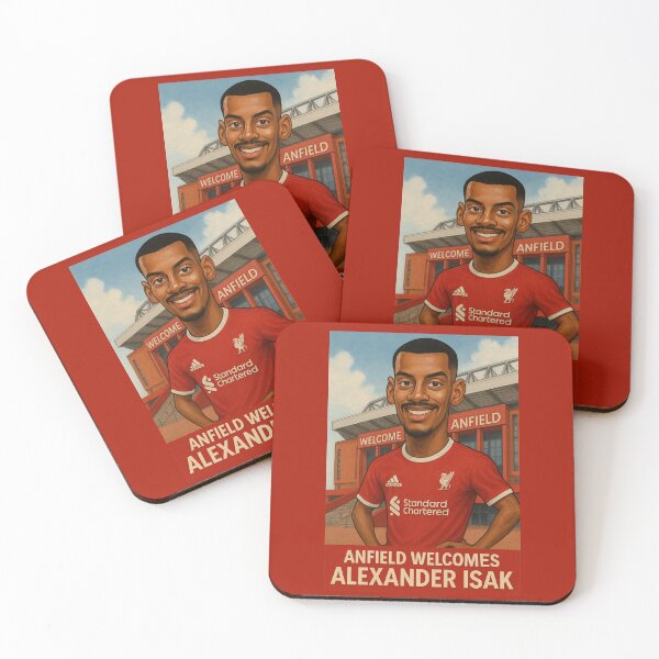 Artikelvorschau, Anfield begrüßt Alexander Isak entworfen und verkauft von TheWonkyEaselCo.