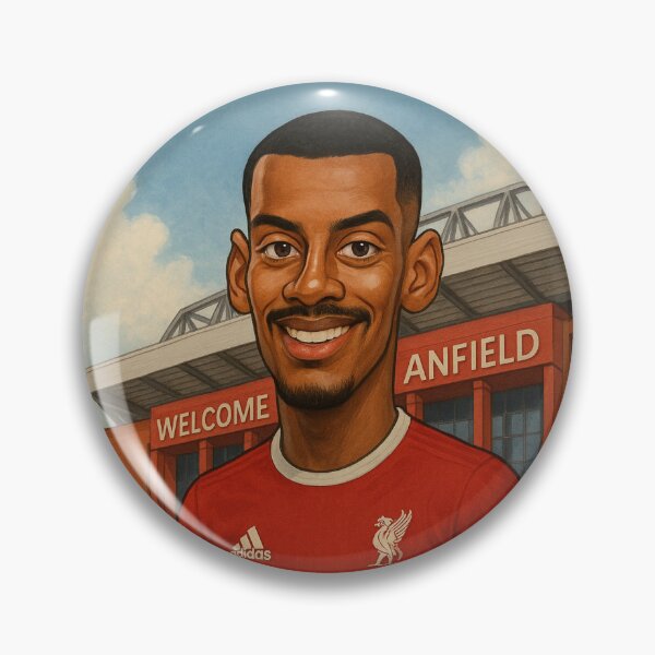 Artikelvorschau, Anfield begrüßt Alexander Isak entworfen und verkauft von TheWonkyEaselCo.