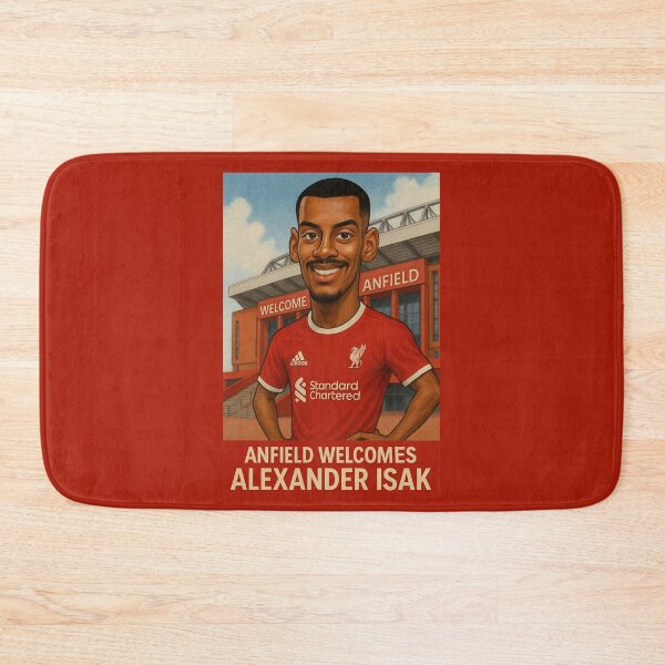 Item preview, Anfield Welcomes Alexander Isak designed and sold by TheWonkyEaselCo.
