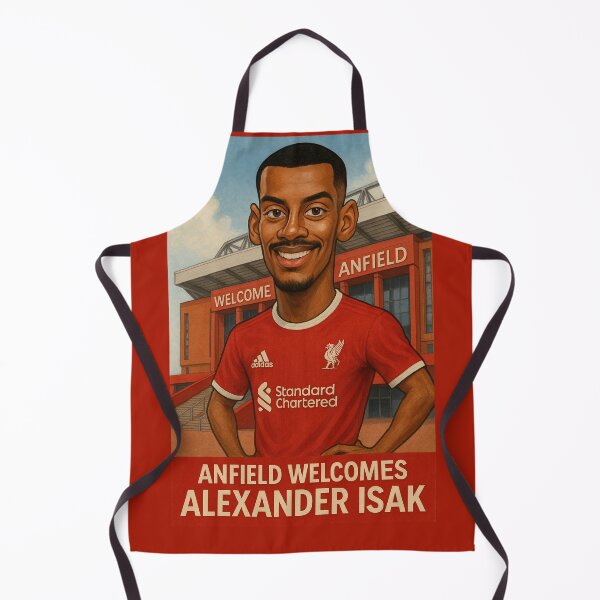 Item preview, Anfield Welcomes Alexander Isak designed and sold by TheWonkyEaselCo.