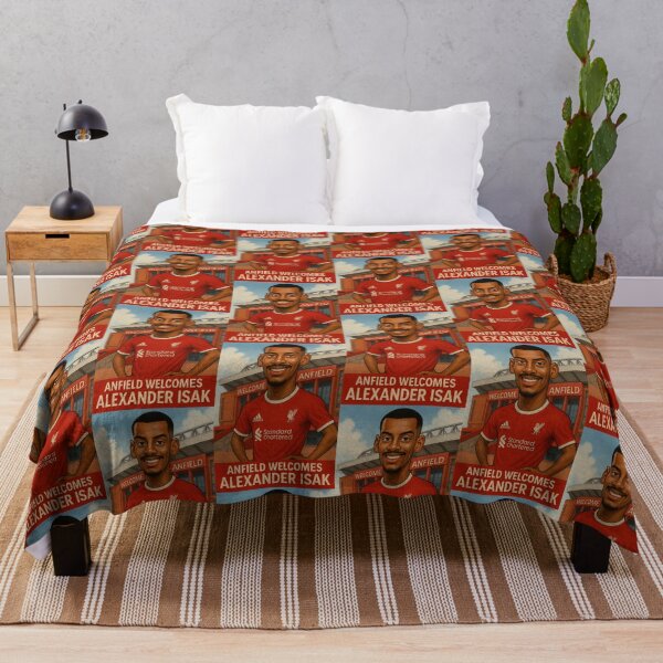 Item preview, Anfield Welcomes Alexander Isak designed and sold by TheWonkyEaselCo.