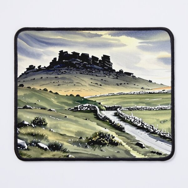 Item preview, Road to Hound Tor(watercolour + AI) designed and sold by artsmeow.