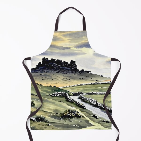 Item preview, Road to Hound Tor(watercolour + AI) designed and sold by artsmeow.