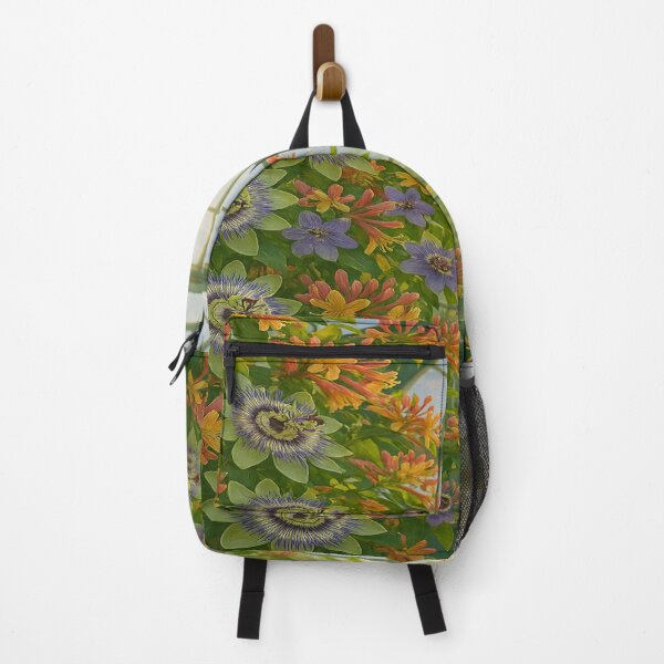 Item preview, Sunlit Blooms: Honeysuckle & Passionflower Art designed and sold by nigejohn.