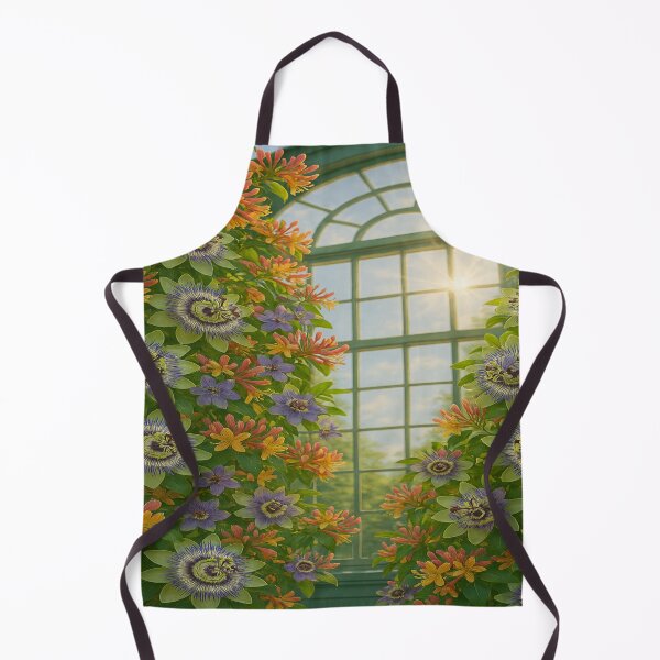Item preview, Sunlit Blooms: Honeysuckle & Passionflower Art designed and sold by nigejohn.