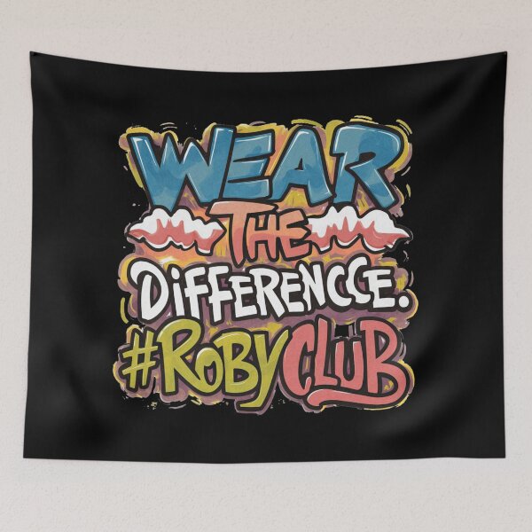Item preview, Wear the Difference – Motivational Fashion Quote designed and sold by robyclub.