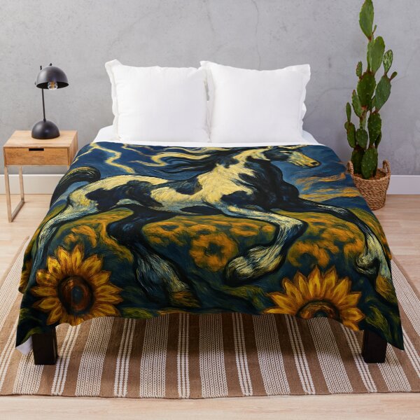 Item preview, Pinto Unicorn in Sunflowers designed and sold by Angelandspot.
