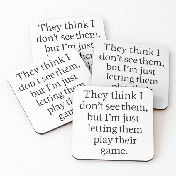 Item preview, Let Them Play – A Quote About Awareness and Patience designed and sold by MSTextVibe.