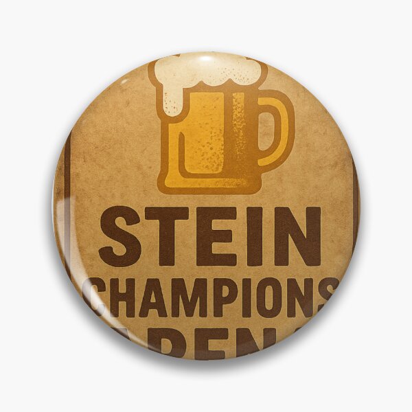 Item preview, Vintage Beer Mug Sign with Text 'Stein Champions Arena' designed and sold by Creative88Art.