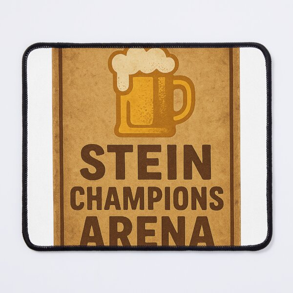 Item preview, Vintage Beer Mug Sign with Text 'Stein Champions Arena' designed and sold by Creative88Art.