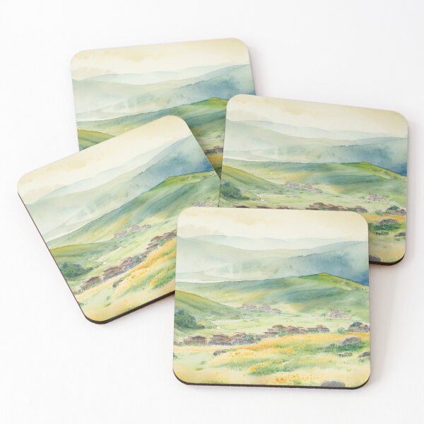Item preview, The open moor3（watercolour + AI） designed and sold by artsmeow.