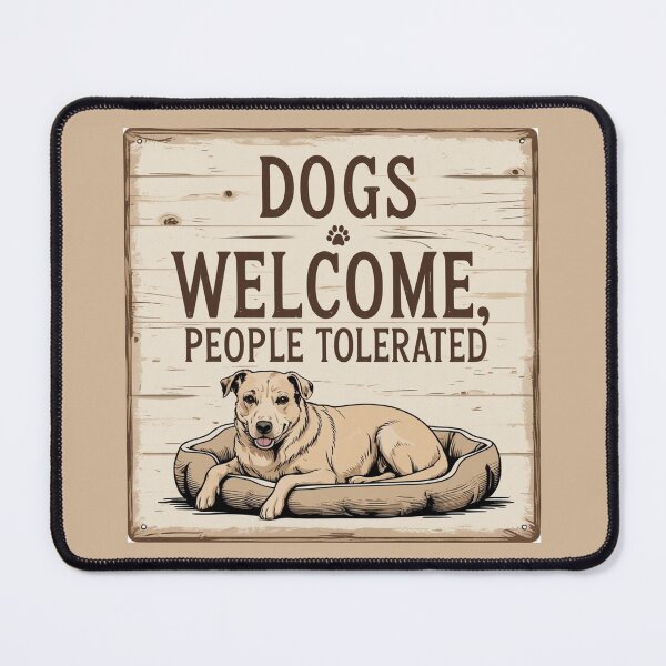 Item preview, Dogs Welcome designed and sold by Vibrant Threads.