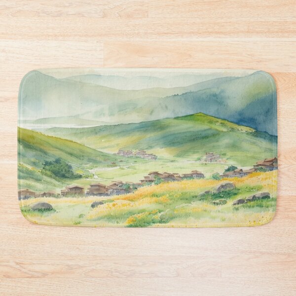Item preview, The open moor3（watercolour + AI） designed and sold by artsmeow.