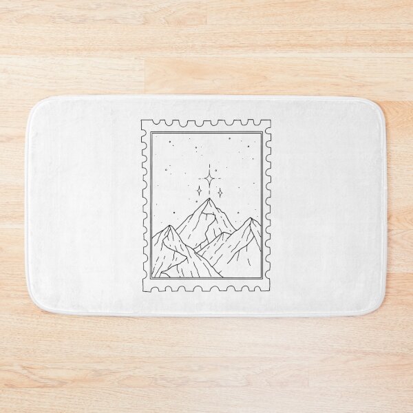 Item preview, Starry Mountain Postage Stamp designed and sold by lea-lani.