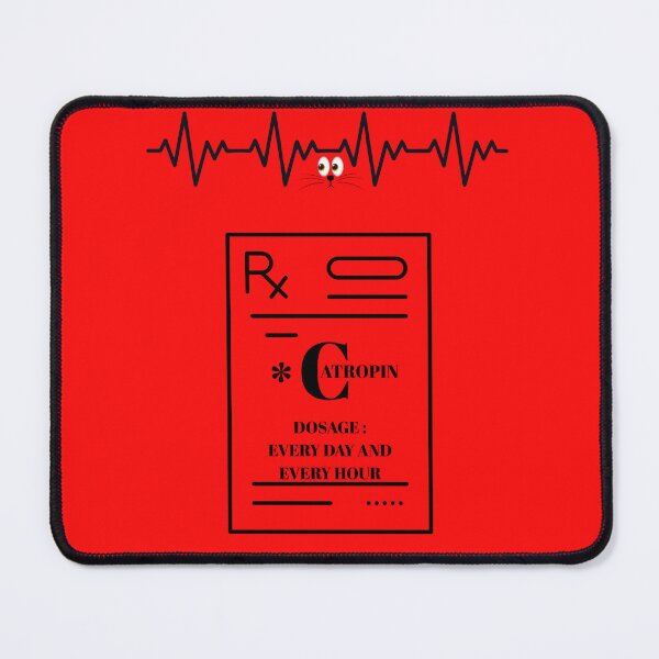 Item preview, Funny Heartbeat Line with Eyes – Minimalist Medical Humor Art designed and sold by SmyrnaArtGalery.