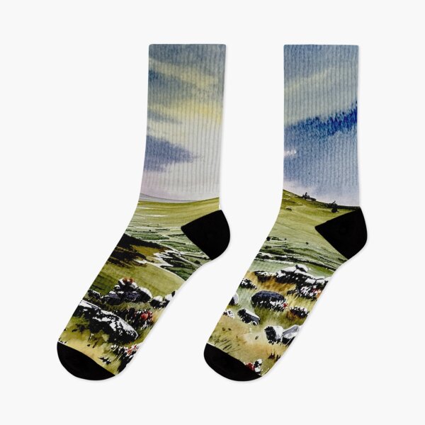 Item preview, The open moor（watercolour + AI） designed and sold by artsmeow.