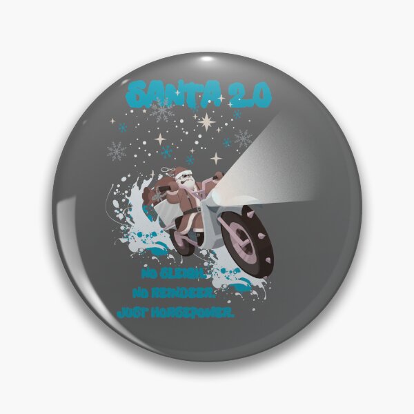 Item preview,  Santa 2.0 Motorcycle Rider – Funny Christmas Biker designed and sold by LadyInEverGreen.