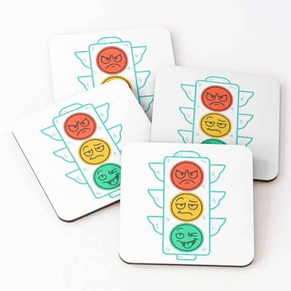Item preview, Sarcastic Traffic Light – Attitude Sticker Design designed and sold by PrometheusStyle.