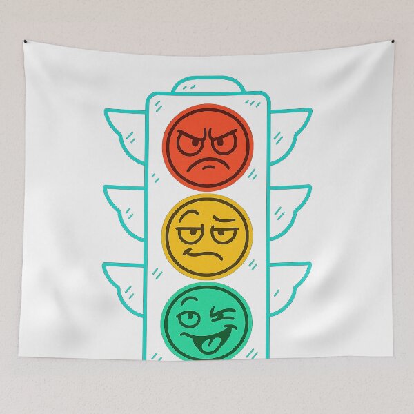 Item preview, Sarcastic Traffic Light – Attitude Sticker Design designed and sold by PrometheusStyle.