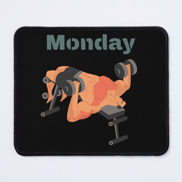 Item preview, Chest Day Monday - Funny Gym Workout Gift for Lifters designed and sold by UTkiKK.