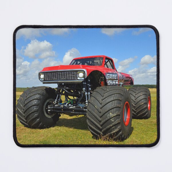 Item preview, Game Over Monster Truck close up parked on grass designed and sold by Umdash919.