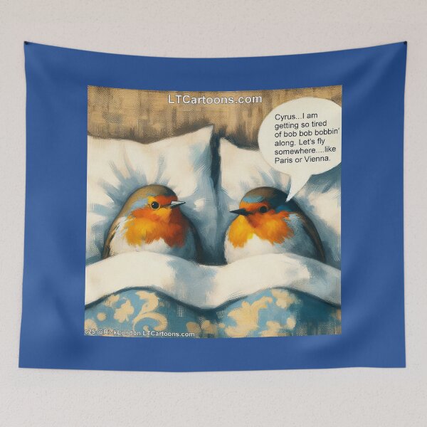 Item preview, Bobbin' Red Red Robins Go To Paris Or Vienna designed and sold by Rick London Gifts.