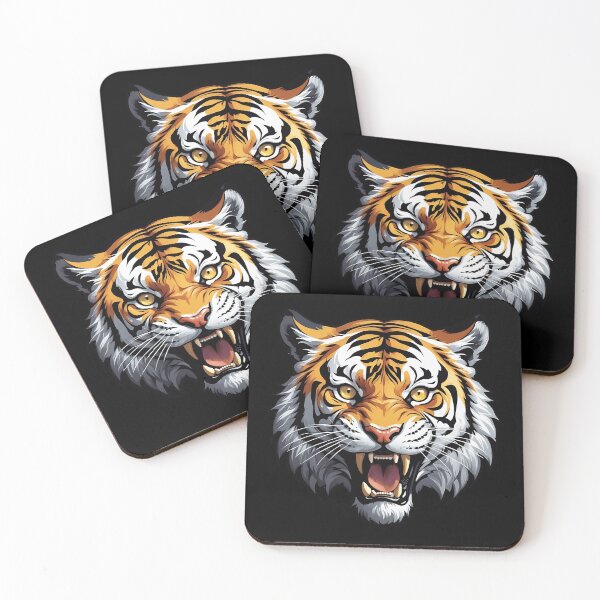 Item preview, Tiger roaring in fury designed and sold by Danh Style.