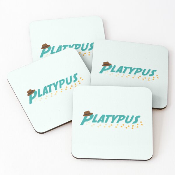 Item preview, Secret Agent Platypus designed and sold by AuDHDPsych.