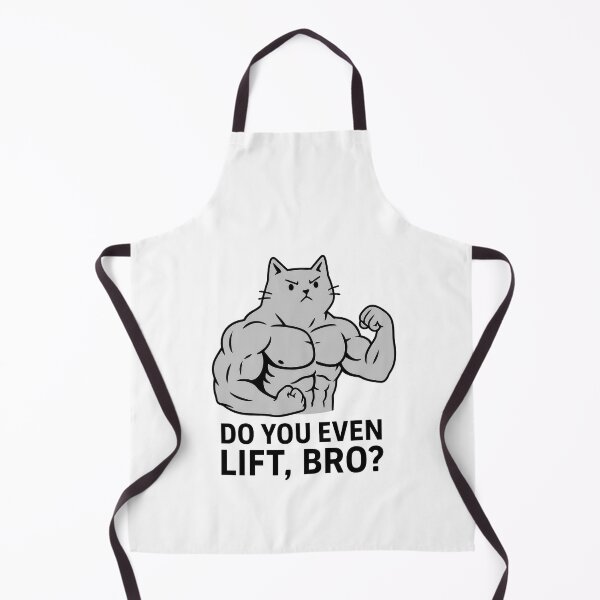 Item preview, Do You Even Lift, Bro? – Buff Cat Flexing Funny Gym Meme Design designed and sold by Enea Kelo.